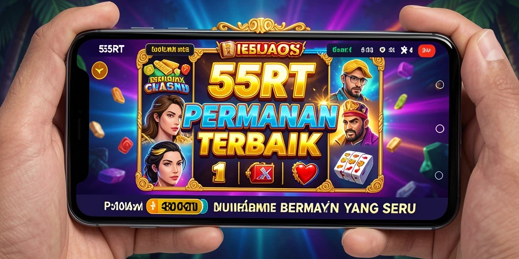 Gameplay menarik dari permainan slot 55RT yang seru.