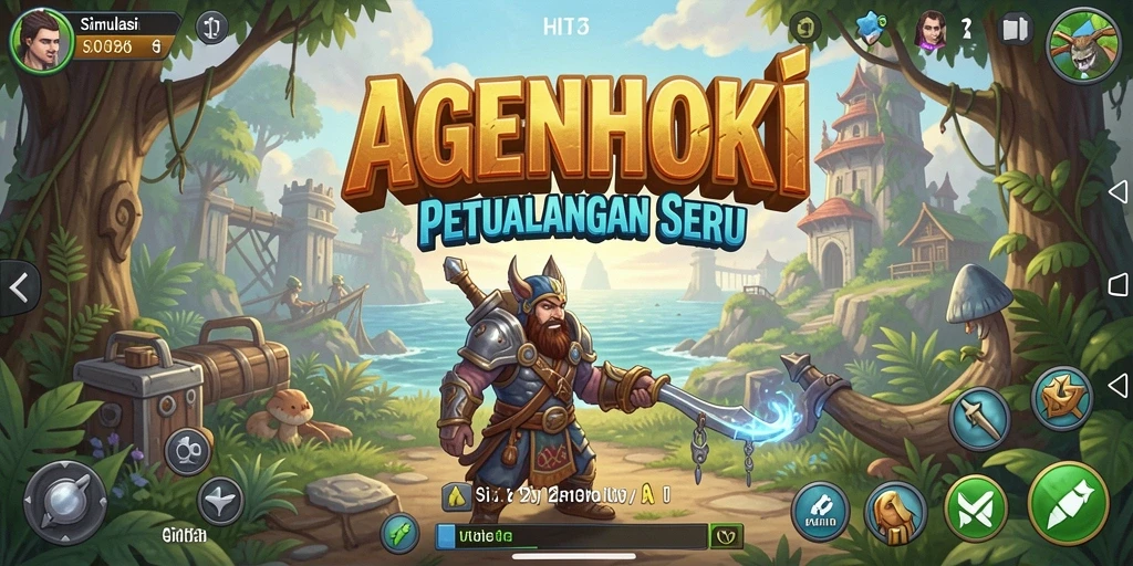 Tampilan gameplay AGENHOKI yang mengasyikkan dan interaktif.