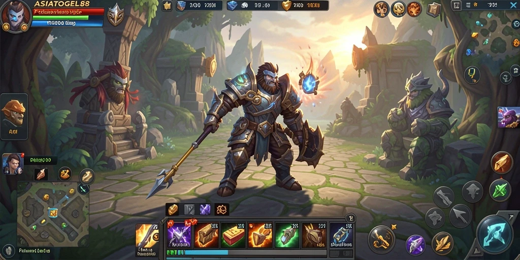 Tangkapan layar ASIATOGEL88 menampilkan aksi dalam dunia MMORPG yang dinamis.
