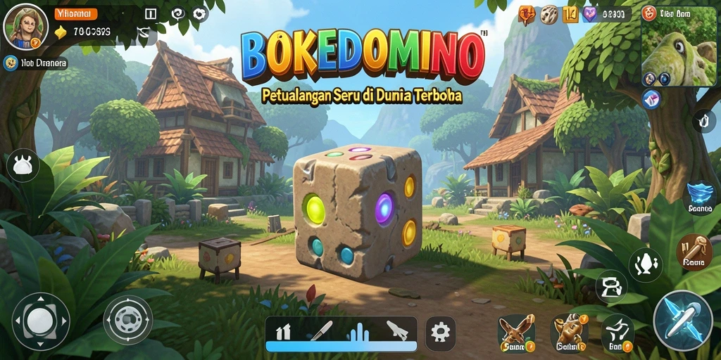 Gameplay seru di dunia terbuka BOKEDOMINO