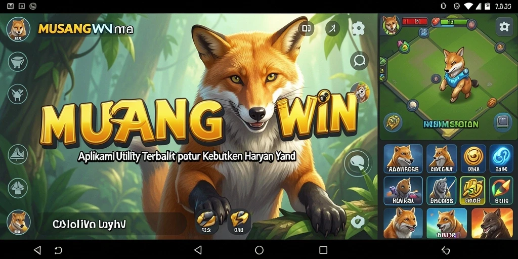 Tampilan aplikasi MUSANGWIN dengan berbagai fitur Utility yang memudahkan pengguna.