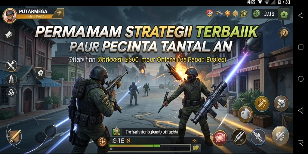 Tampilan gameplay seru dalam PUTARMEGA yang menguji strategi Anda.