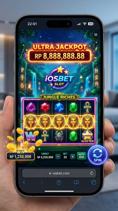 Screenshot pengguna yang menikmati pengalaman di iosbet.
